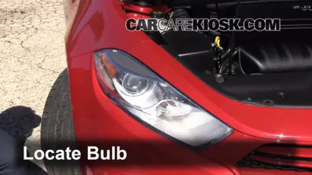 2013 Dodge Dart SXT 2.0L 4 Cyl. Éclairage Feu clignotant avant (remplacer l'ampoule)